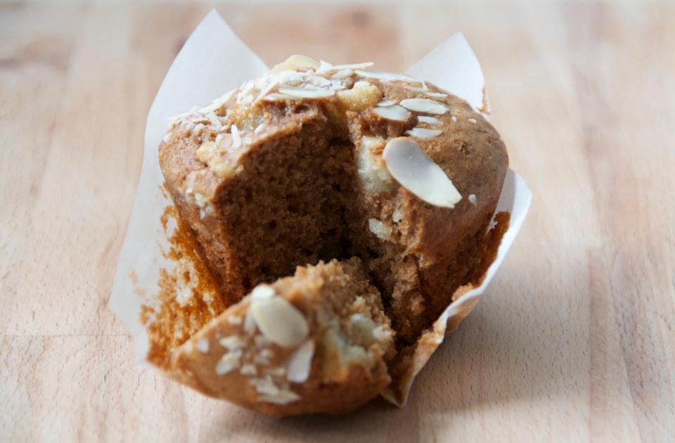 Speculaasmuffin met amandelspijs