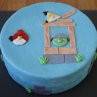Angry Birds verjaardagstaart