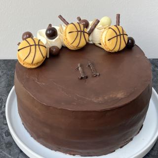 Chocoladetaart met passievrucht